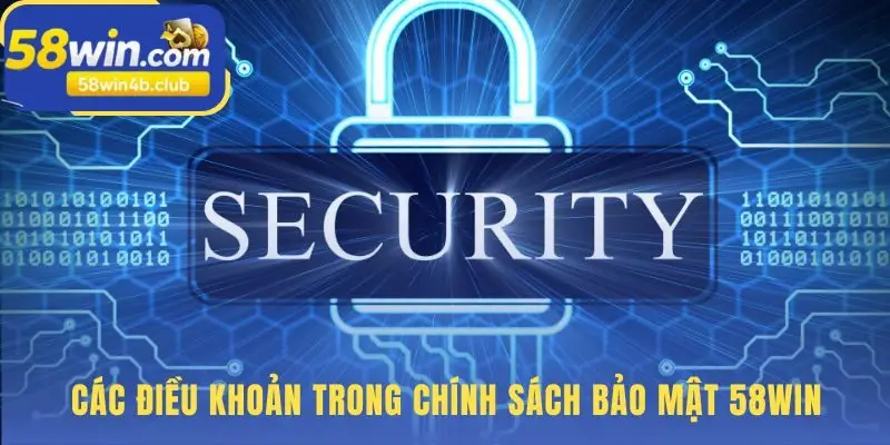 Điều khoản chính sách bảo mật quy định giữ liệu tài khoản