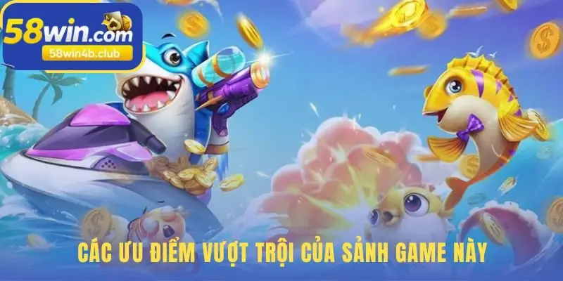 Ưu điểm sảnh game thể hiện qua kho vũ khí và thưởng minh bạch