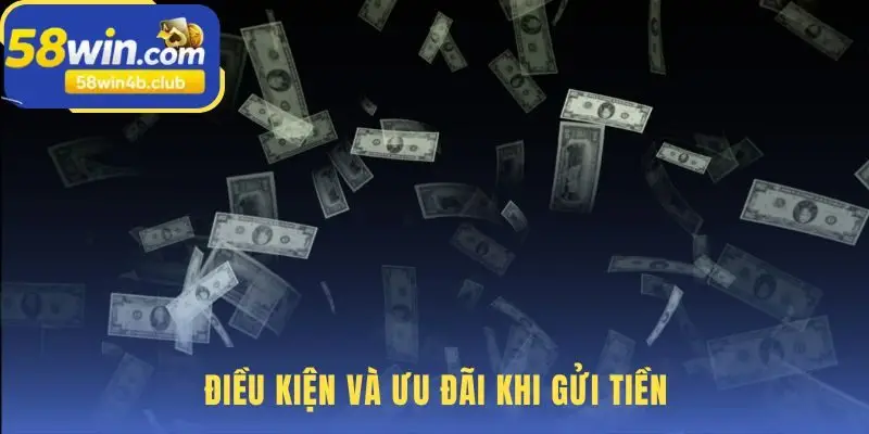 Nạp tiền 58win an toàn với ưu đãi thưởng 100%