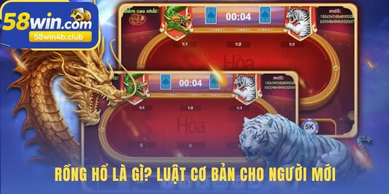 Game Rồng Hổ phân định thắng thua qua giá trị lá bài